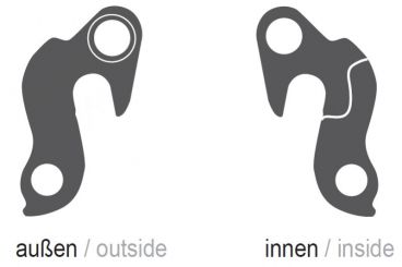 Ghost Schaltauge Derailleur Hanger Ausfallende GRH-04SI EZ1338 