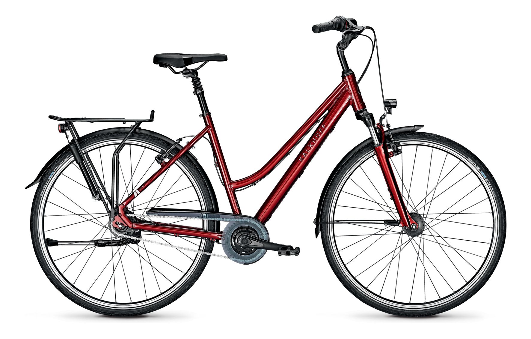 Kalkhoff Agattu 8R Trekking Fahrrad 2021 Winered Glossy