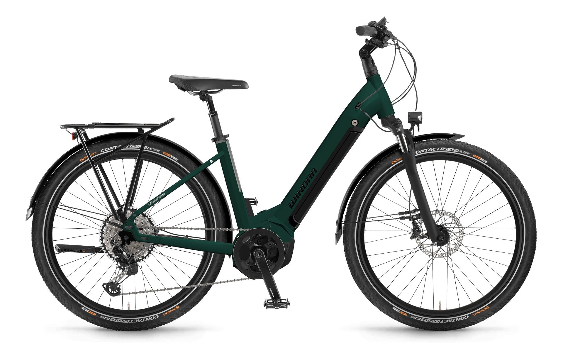 Winora Yucatan 10 Yamaha Elektro Fahrrad 2021 Emerald matt