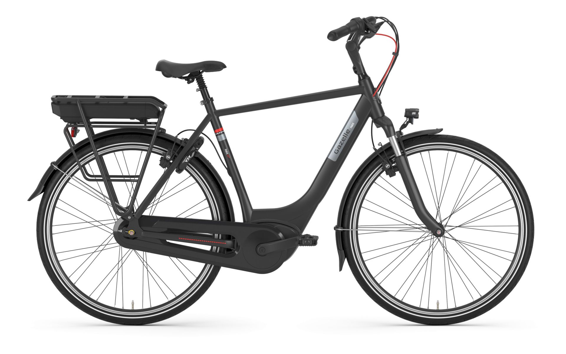 Gazelle Paris C7  HMB RT Bosch 500Wh Elektro Fahrrad 2021 Black Matt ...