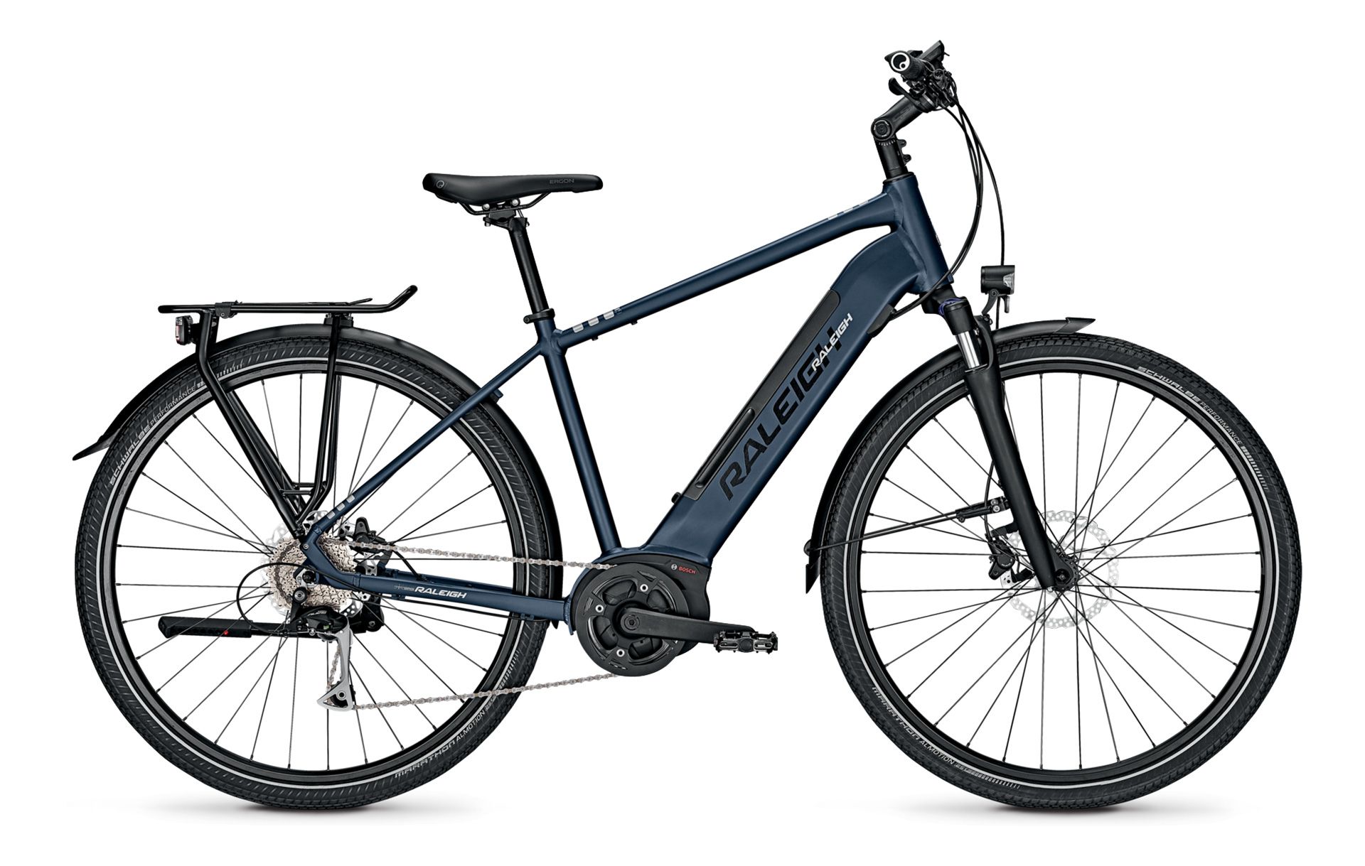 Raleigh Kent 9 Bosch Elektro Fahrrad 2021 Sydneyblue Matt