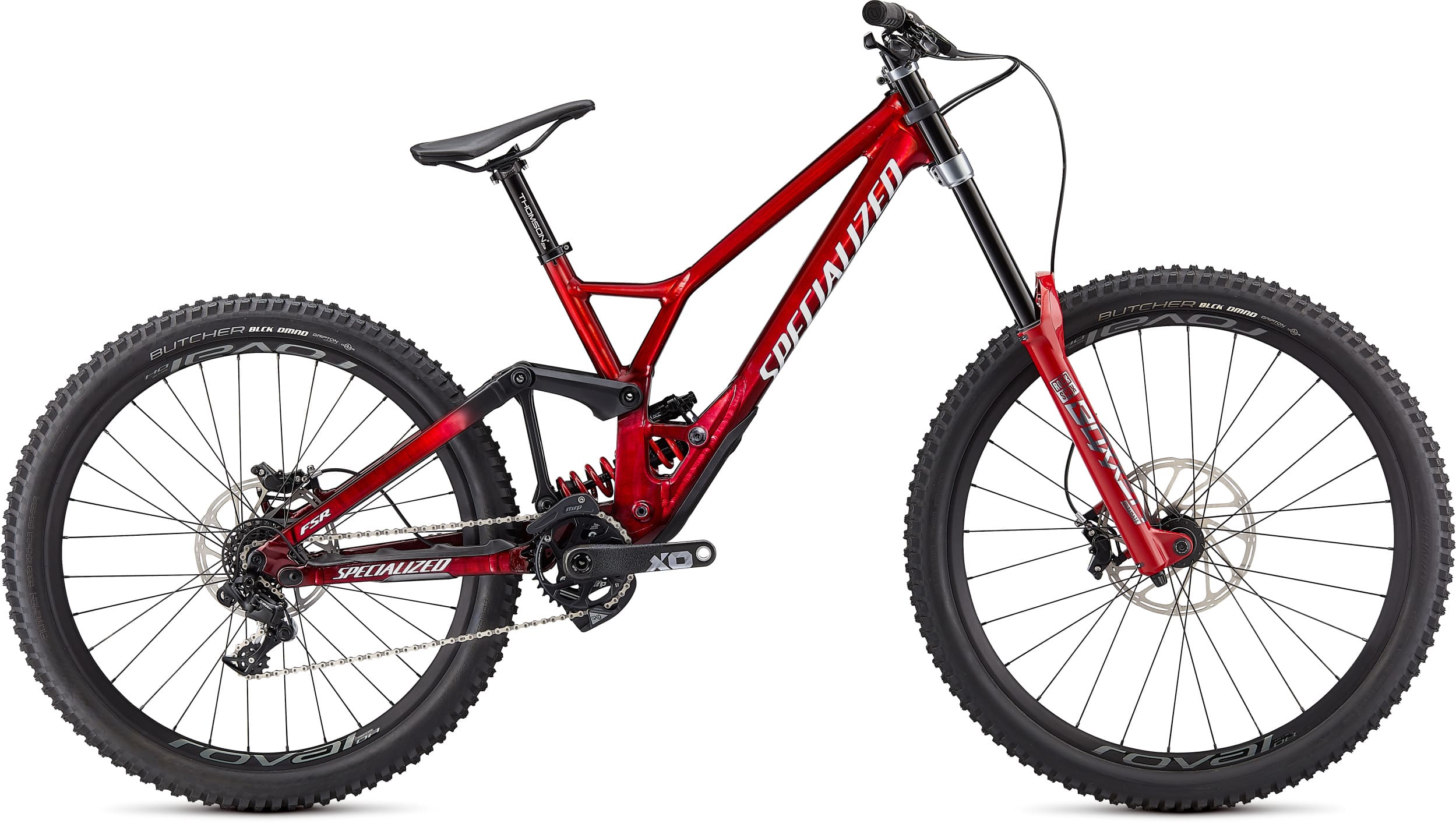 Specialized Demo Race Downhill Mountain Bike 2021 Rot/Weiss S3/42cm