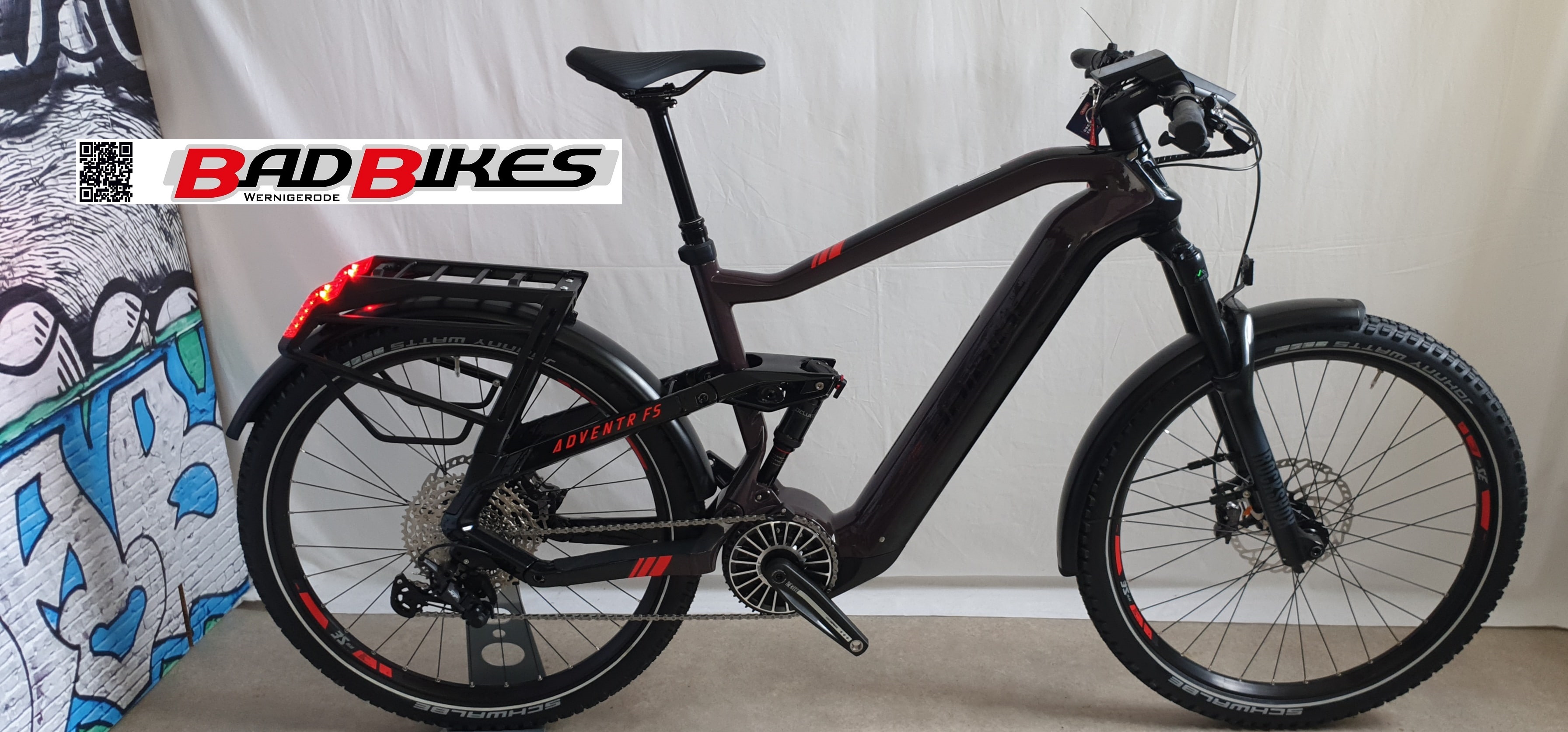 Haibike XDURO Adventr FS Flyon Elektro Bike 2021 Chocolate/Black | XL/50cm