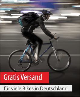 Gratis Versand für viele Bikes